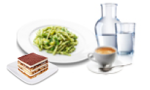 Gusto Menu on Board Adult first course